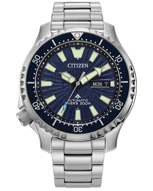 Promaster Dive Automatic Blue Dial Stainless Steel Bracelet NY0136 52L CITIZEN